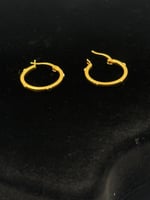 حلق ذهب عيار 18