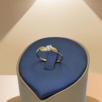 خاتم خطوبة ذهب عيار 18