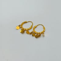 حلق ذهب عيار 21