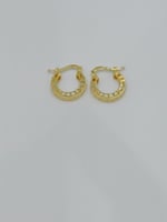 حلق ذهب إيطالي عيار 18