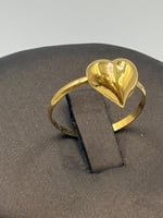 خاتم ذهب قلب عيار 18