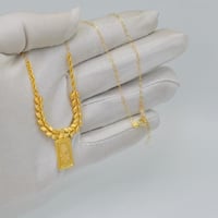 عقد غصن الزيتون ذهب عيار 21