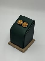 حلق وردة ذهب عيار 21