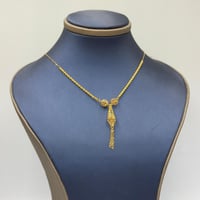 عقد ذهب عيار 21