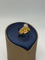 خاتم خطوبة غص الزيتون ذهب عيار 21