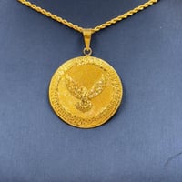 عقد صقر ذهب عيار 18