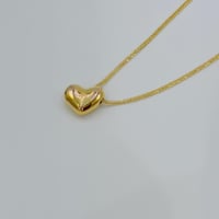 عقد قلب ذهب عيار 18