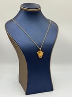 عقد تصميم عالمي ذهب عيار 21