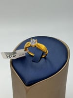 خاتم خطوبة ذهب عيار 21