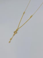 عقد ذهب عيار 21