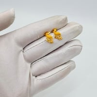 حلق ذهب عيار 21