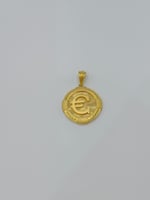 تعليقة يورو ذهب عيار 18