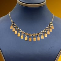 عقد رشرش ذهب عيار 21