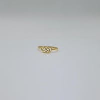 خاتم قلب ذهب عيار 18