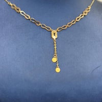 عقد ذهب عيار 21