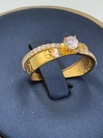 خاتم تصميم عالمي ذهب عيار 21