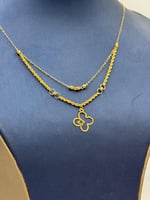 عقد ذهب عيار 21