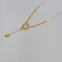 عقد ذهب عيار 21