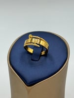 خاتم تصميم عالمي ذهب عيار 21