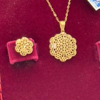 طقم ذهب عيار 21