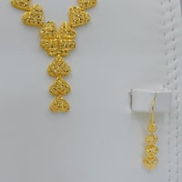 طقم ذهب عيار 21