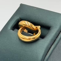 حلق ذهب عيار 21