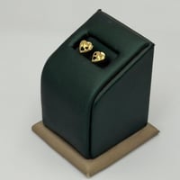 حلق قلب ذهب عيار 18