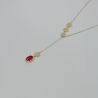 عقد ذهب عيار 18