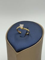 خاتم خطوبة ذهب عيار 18