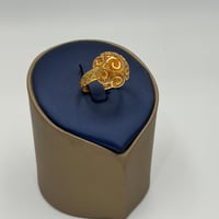 خاتم وردة ذهب عيار 21