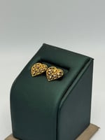 حلق قلب ذهب عيار 21