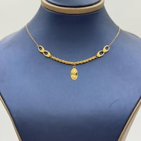 عقد سبايك ذهب عيار 21