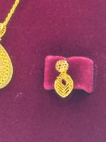 طقم ذهب عيار 21