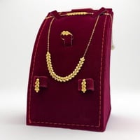 طقم غصن الزيتون ذهب عيار 21