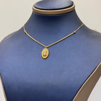 عقد البصمة ذهب عيار 21