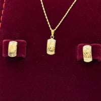 طقم ذهب عيار 18