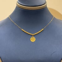 عقد جنيهات ذهب عيار 21