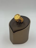 خاتم لازوردي ذهب عيار 21