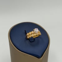 خاتم خطوبة تصميم عالمي ذهب عيار 21