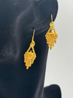 حلق ذهب عيار 22