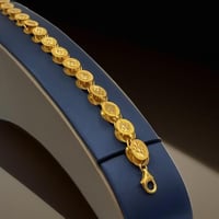 اسوارة حلبي ذهب عيار 21