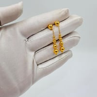 حلق كرات ذهب عيار 21