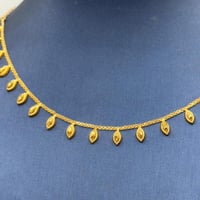 عقد ياسمينة ذهب عيار 21