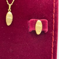 طقم ذهب عيار 18