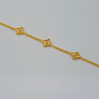 اسوارة وردة ذهب عيار 21