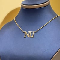 عقد اسم ذهب عيار 18