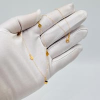 شوكر وردة ذهب عيار 21