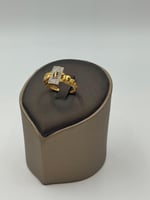 خاتم ذهب تصميم عالمي عيار 21