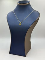 sعقد قلب ذهب عيار 18