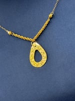 عقد ذهب عيار 21